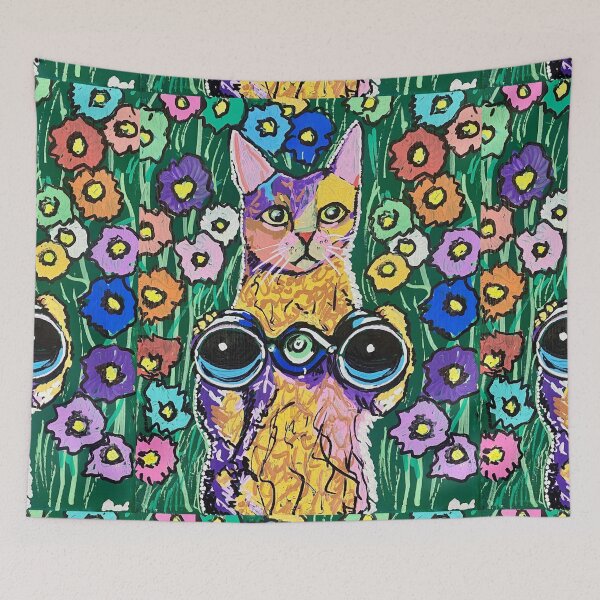 Item preview, Binoculars Cat designed and sold by BradsArts.