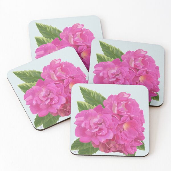 Item preview, Pink cottage roses designed and sold by Peartreecottage.