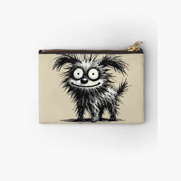Item preview, Funny Messy Black and White Dog designed and sold by Blink Art Studio.