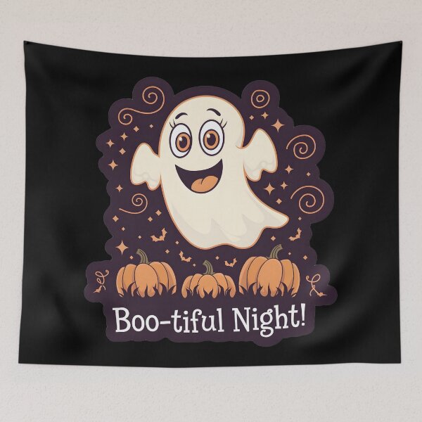 Item preview, Ghostly Pumpkin Patch designed and sold by AI-Only Creations.