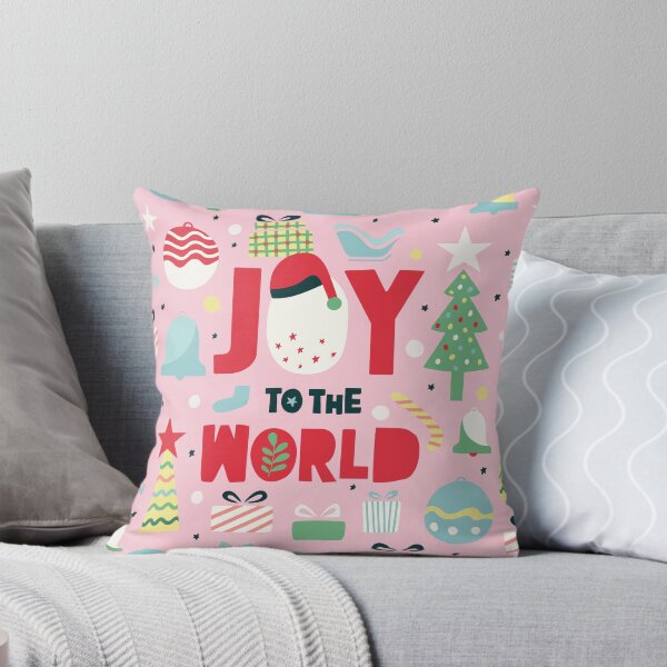 Item preview, Christmas - Joy to the World - Pink designed and sold by Roochita.