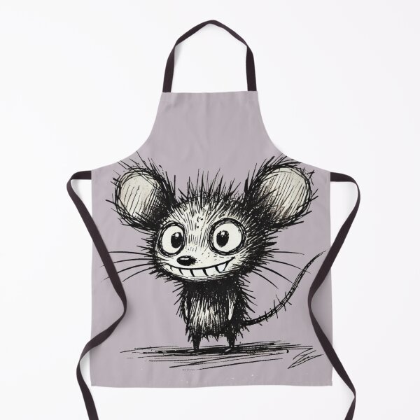 Item preview, Scruffy Mouse Monster - Playful Creature designed and sold by Blink Art Studio.