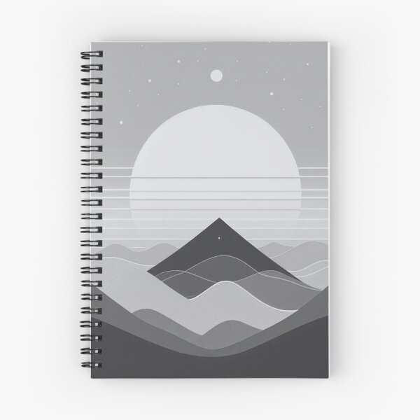 Item preview, Mountains in a sunset with dark colors designed and sold by Leonel-A-L.