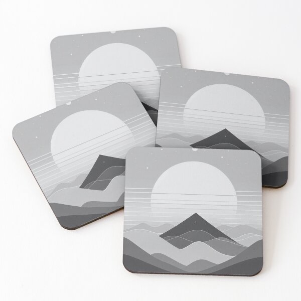 Item preview, Mountains in a sunset with dark colors designed and sold by Leonel-A-L.