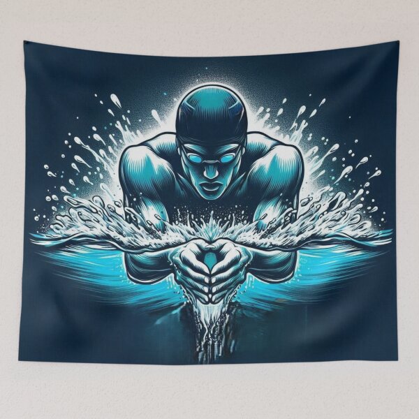 Item preview, Competitive Swimmer - Breaststroke designed and sold by Bright-Moonrise.