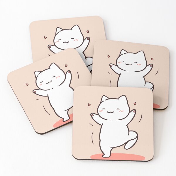 Item preview, kawaii cute dancing cat designed and sold by AdaMazingDesign.