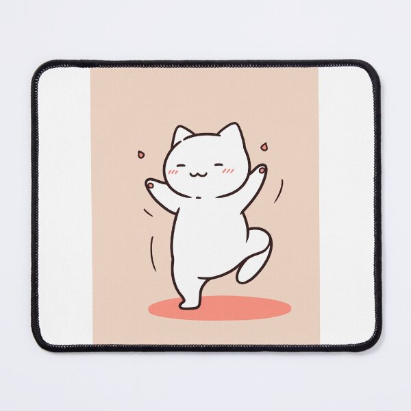 Item preview, kawaii cute dancing cat designed and sold by AdaMazingDesign.