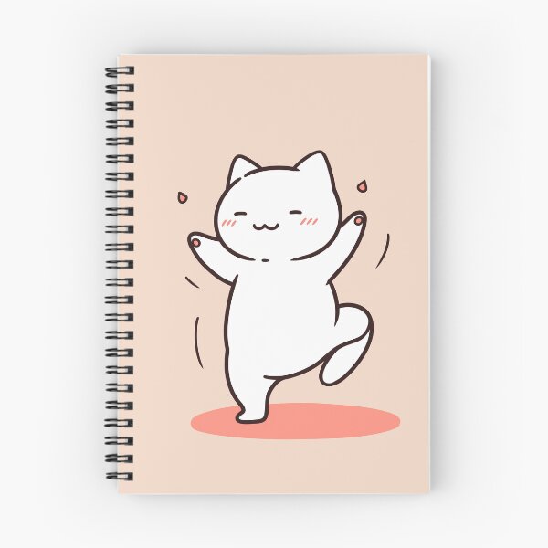 Item preview, kawaii cute dancing cat designed and sold by AdaMazingDesign.