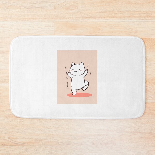 Item preview, kawaii cute dancing cat designed and sold by AdaMazingDesign.