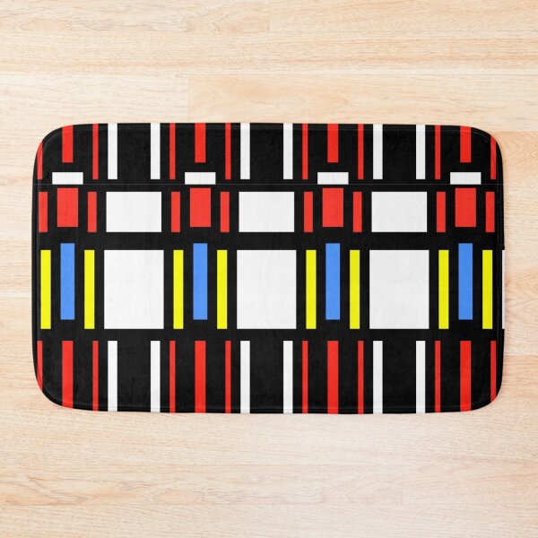 Item preview,  Mondrian style Minimalist Abstract Surface Pattern by Jenny Meehan  designed and sold by Jenny Meehan Art Prints and Patterns  .