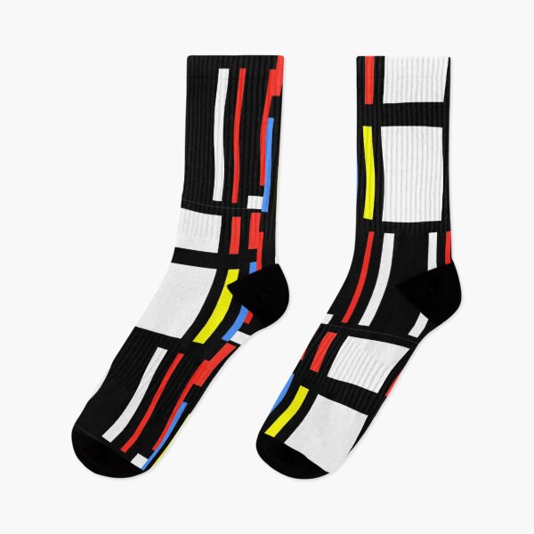 Item preview,  Mondrian style Minimalist Abstract Surface Pattern by Jenny Meehan  designed and sold by Jenny Meehan Art Prints and Patterns  .