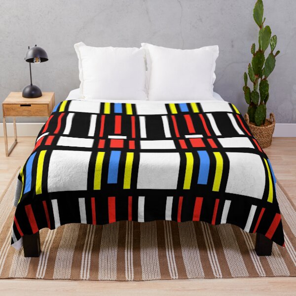Item preview, Mondrian style Minimalist Abstract Surface Pattern by Jenny Meehan designed and sold by Jenny Meehan Art Prints and Patterns .