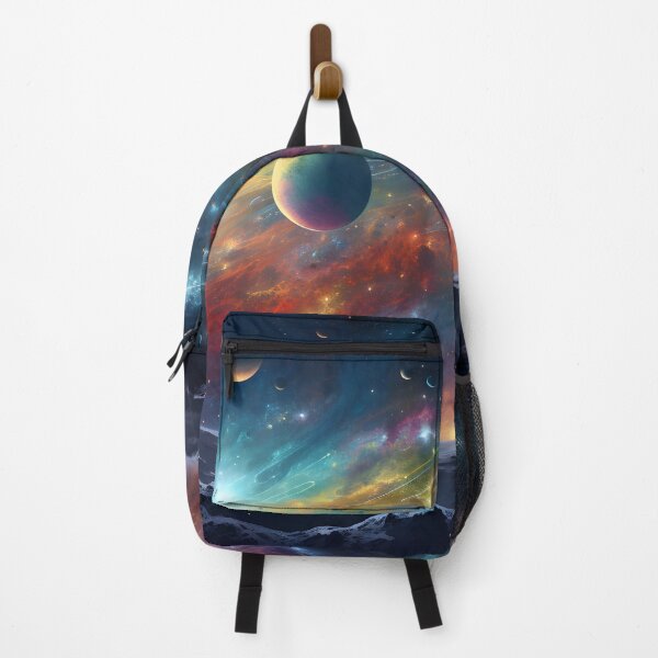 Item preview, Vivid Cosmic Nebula with Planets and Stars designed and sold by GreenInkXpress.