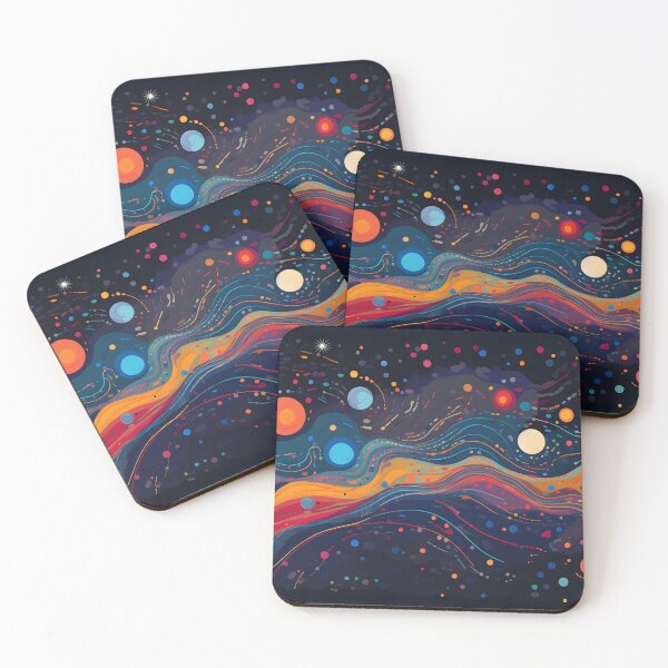 Item preview, Cosmic Symphony: Vibrant Abstract Space designed and sold by GreenInkXpress.