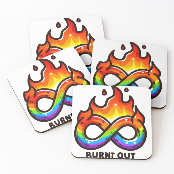 Item preview, Burnt Out - Neurodiverse designed and sold by Vkinsify.