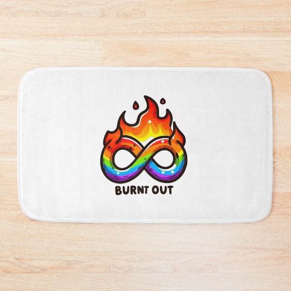 Item preview, Burnt Out - Neurodiverse designed and sold by Vkinsify.