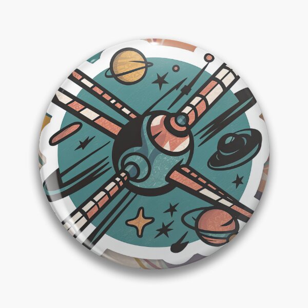 Artikelvorschau, Sticker T-Shirt Design Trending: Satellit entworfen und verkauft von ForeverPrintsOK.