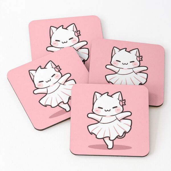 Item preview, kawaii cute dancing cat designed and sold by AdaMazingDesign.
