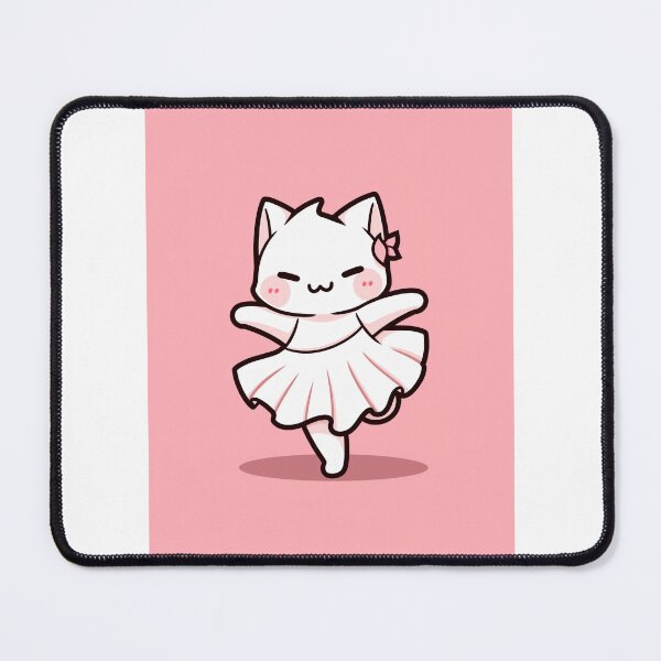 Item preview, kawaii cute dancing cat designed and sold by AdaMazingDesign.