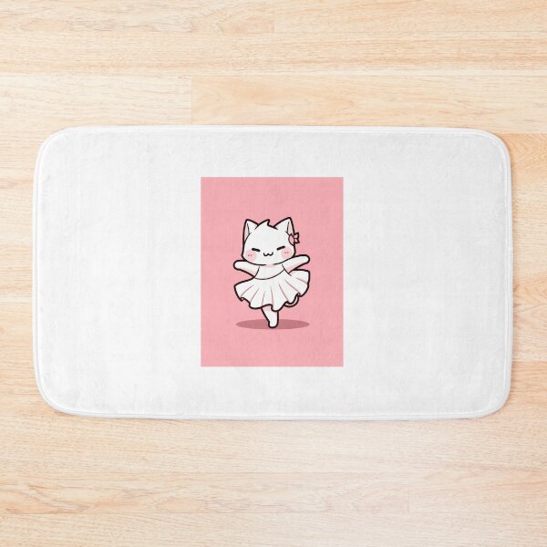 Item preview, kawaii cute dancing cat designed and sold by AdaMazingDesign.