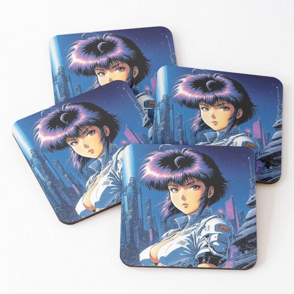 Item preview, Futuristic Cyberpunk Anime Girl Motoko   designed and sold by Smash-420.
