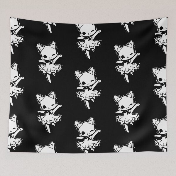 Item preview, kawaii cute dancing cat designed and sold by AdaMazingDesign.