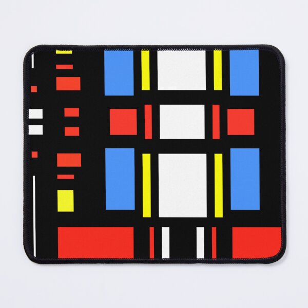 Item preview, Mondrian style Minimalist Abstract Surface Pattern by Jenny Meehan 2 designed and sold by Jenny Meehan Art Prints and Patterns  .