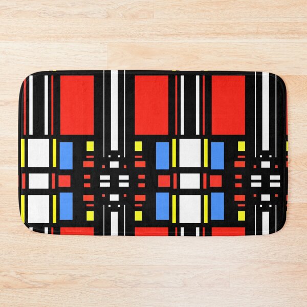 Item preview, Mondrian style Minimalist Abstract Surface Pattern by Jenny Meehan 2 designed and sold by Jenny Meehan Art Prints and Patterns  .
