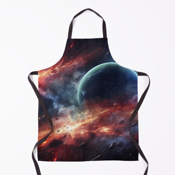 Item preview, Celestial Fury: Planet Amidst Explosive Nebula designed and sold by GreenInkXpress.