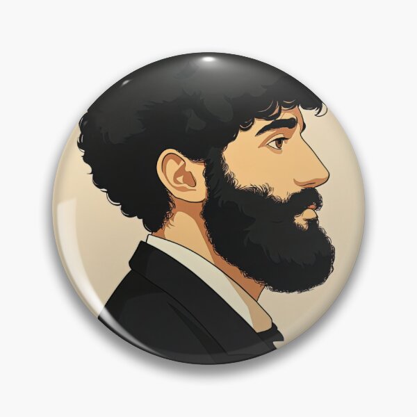 Item preview, Claude Monet, portrait | Anime style designed and sold by ComicsFactory.