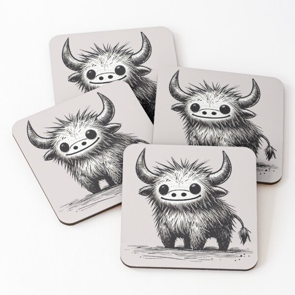 Item preview, Monstruo toro desaliñado: criatura peculiar designed and sold by Blink Art Studio.