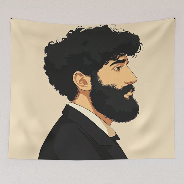 Item preview, Claude Monet, portrait | Anime style designed and sold by ComicsFactory.