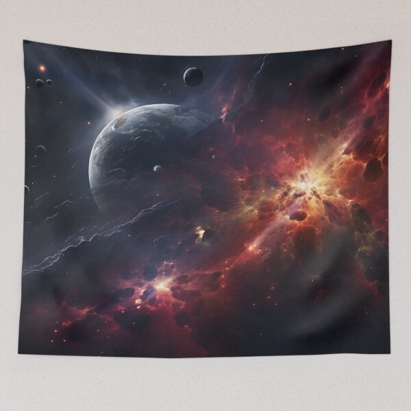 Item preview, Explosive Starbirth: Planets in a Nebula's Wake designed and sold by GreenInkXpress.