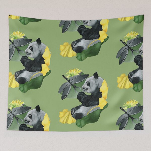 Item preview, Giant panda and dobsonfly designed and sold by KnowingWonder.