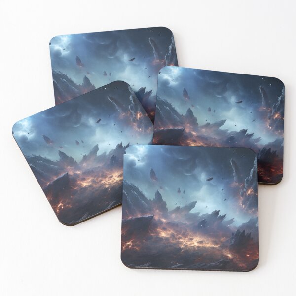 Item preview, Cosmic Eruption in a Fragmented Nebula designed and sold by GreenInkXpress.