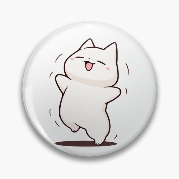 Item preview, kawaii cute dancing cat designed and sold by AdaMazingDesign.