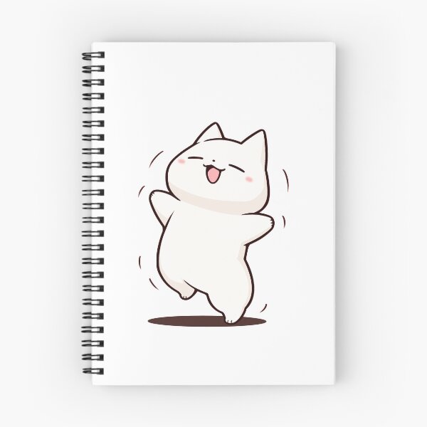 Item preview, kawaii cute dancing cat designed and sold by AdaMazingDesign.