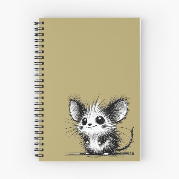 Item preview, Scruffy Mouse Monster - Playful Creature designed and sold by Blink Art Studio.