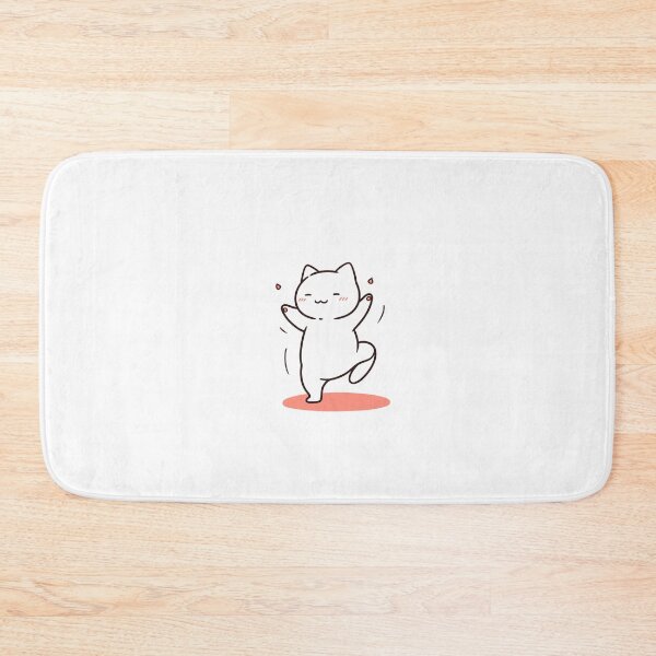Item preview, kawaii cute dancing cat designed and sold by AdaMazingDesign.