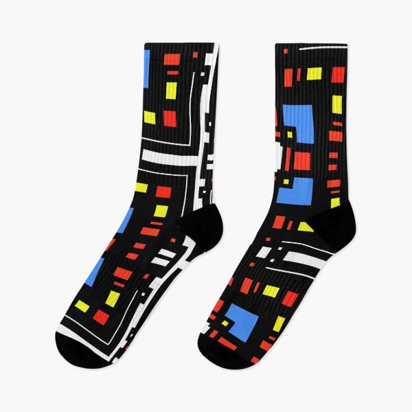 Item preview, Mondrian style Minimalist Abstract Surface Pattern by Jenny Meehan 3 designed and sold by Jenny Meehan Art Prints and Patterns  .