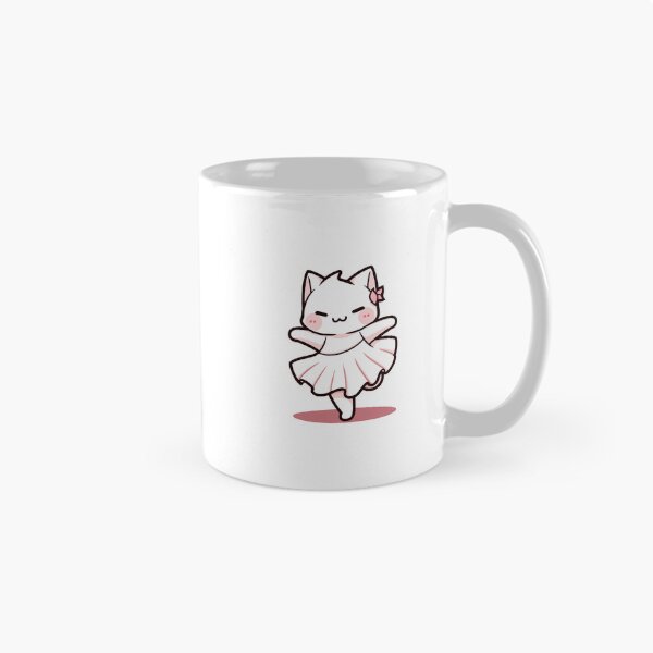 Item preview, kawaii cute dancing cat designed and sold by AdaMazingDesign.