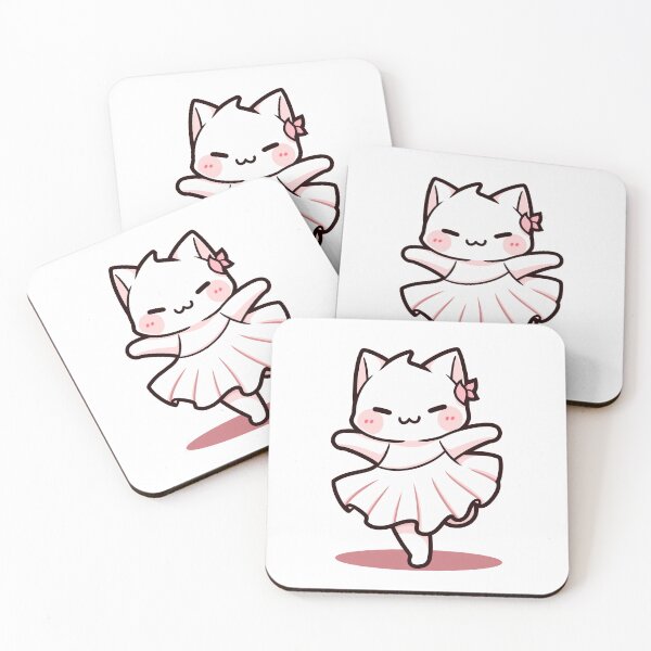 Item preview, kawaii cute dancing cat designed and sold by AdaMazingDesign.