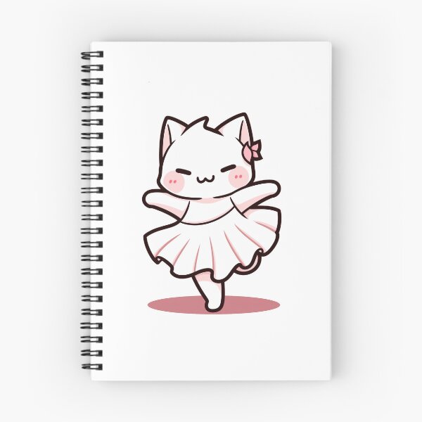 Item preview, kawaii cute dancing cat designed and sold by AdaMazingDesign.