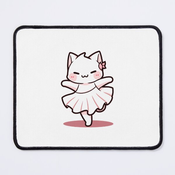 Item preview, kawaii cute dancing cat designed and sold by AdaMazingDesign.