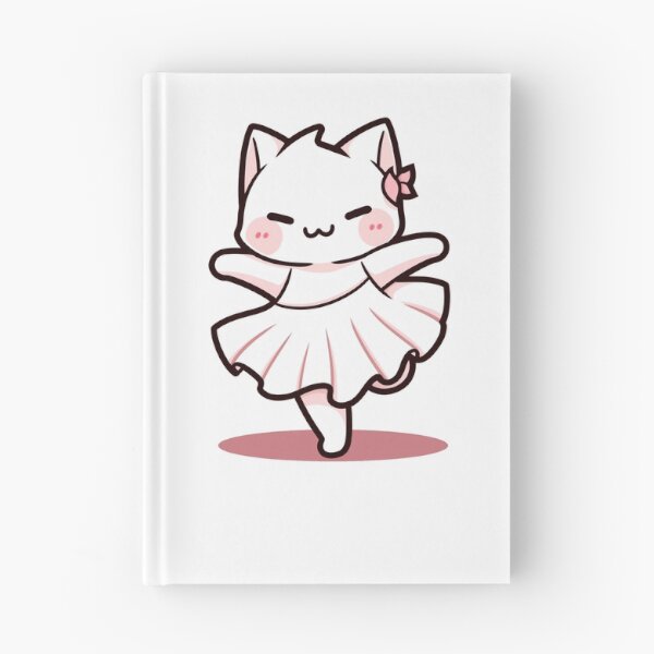 Item preview, kawaii cute dancing cat designed and sold by AdaMazingDesign.