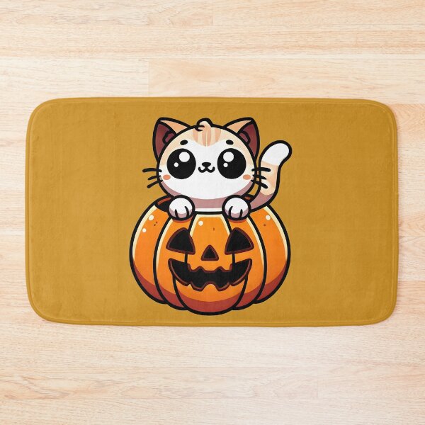 Item preview, Cat Peeking Out of Pumpkin designed and sold by kitty-kingdom.