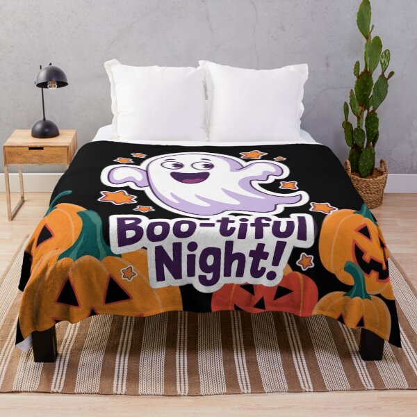 Item preview, Charming Ghost & Pumpkins designed and sold by AI-Only Creations.
