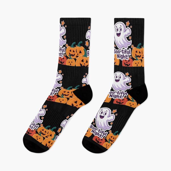 Item preview, Charming Ghost & Pumpkins designed and sold by AI-Only Creations.