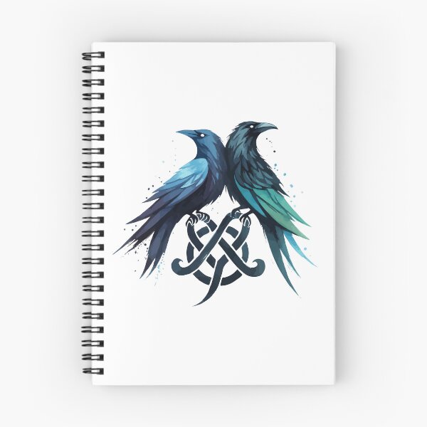Item preview, Huginn And Muninn Watercolor designed and sold by TomFrontierArt.