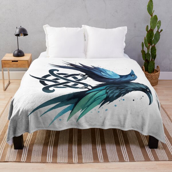 Item preview, Huginn And Muninn Watercolor designed and sold by TomFrontierArt.